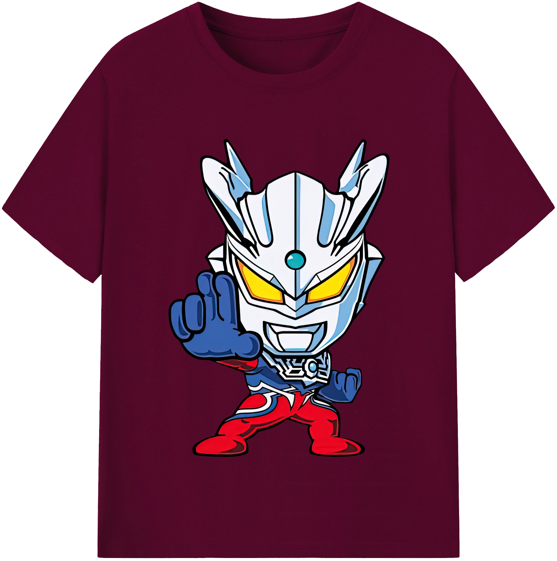 （画像用） ウルトラマン Ultraman レディースカジュアルプリントTシャツ（綿100％）
